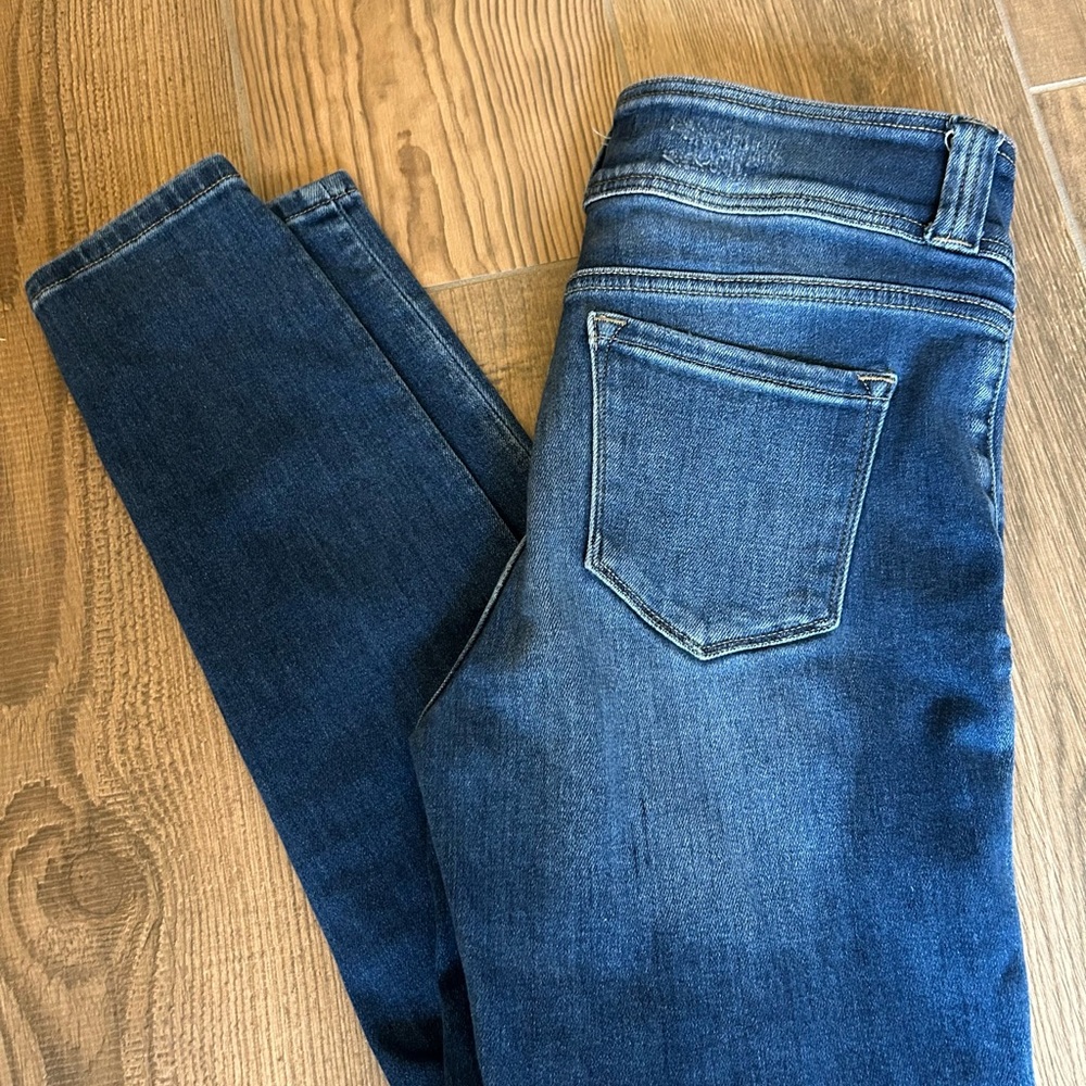 KanCan Blue Skinny Jeans with Tapered Legs